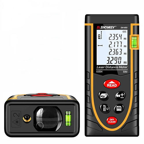 Máy đo khoảng cách laser SNDWAY SW-M50 đo xa 50m