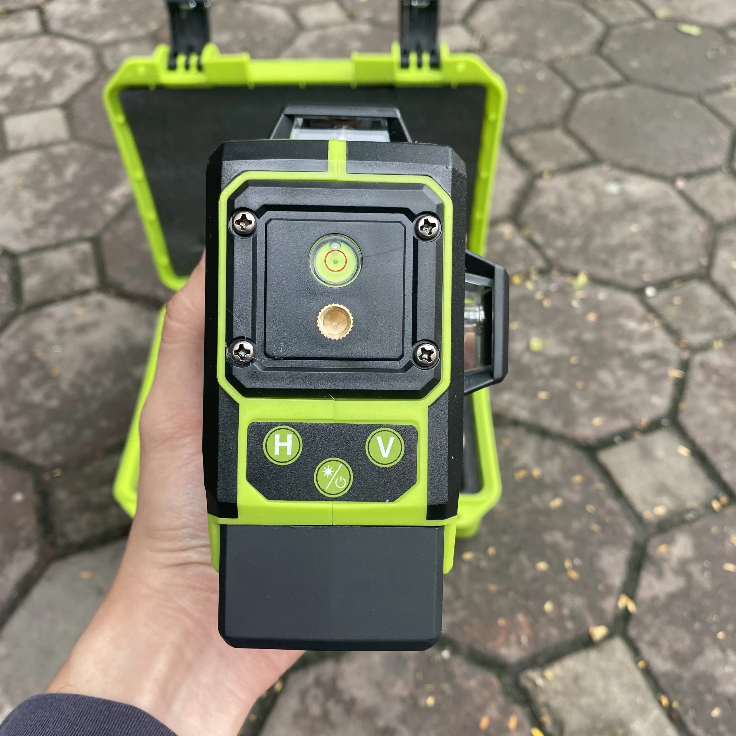 Máy bắn cốt laser Geotes 12 tia xanh