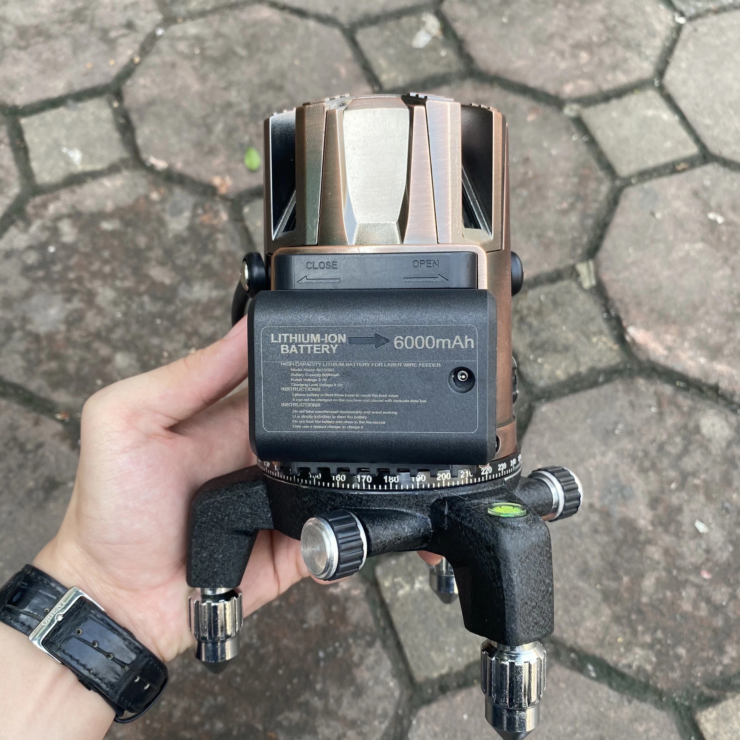 Máy cân bằng Laser Geotes Copper 5 tia xanh