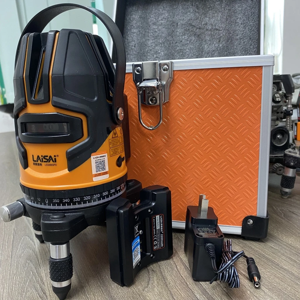 Pin Sạc Máy Bắn Cốt Laser Laisai LSG686SPD 5 tia xanh