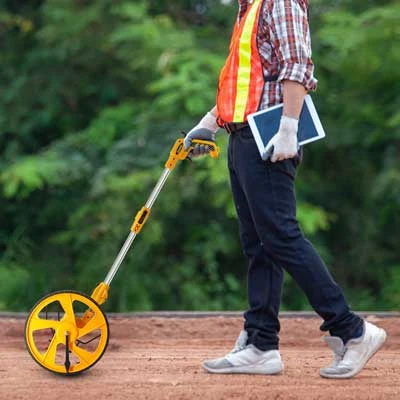 Bánh Xe Đo Khoảng Cách Zozen Pro Dòng Cơ Có Phanh Tay Có Reset