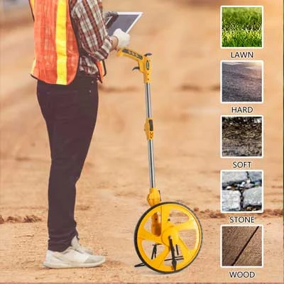 Bánh Xe Đo Khoảng Cách Zozen Pro Dòng Cơ Có Phanh Tay Có Reset