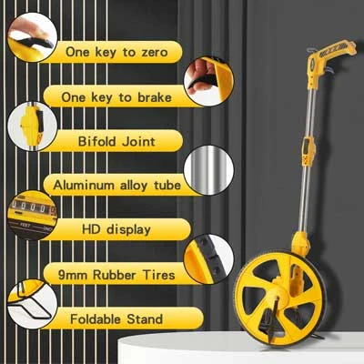 Bánh Xe Đo Khoảng Cách Zozen Pro Dòng Cơ Có Phanh Tay Có Reset