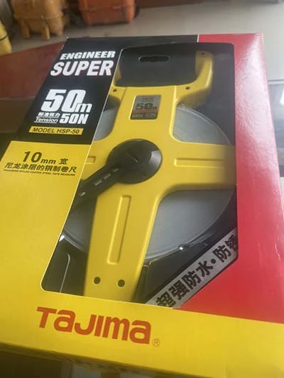 Thước Thép Dây Tajima HSP-50 Nhật&nbsp;Đo Chuẩn, Bền Bỉ&nbsp;50m